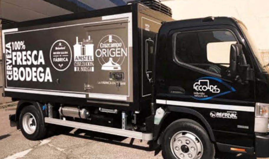 Refrival incorporá su tercer camion eco a su flota de logistica orion