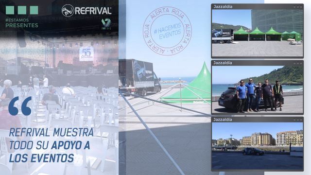 Refrival muestra todo su apoyo a los eventos